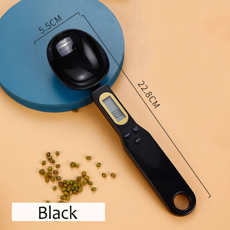 Electronic Kitchen Scale 500G LCD Display Digital Weight Measuring Spoon USB Chargeable Spoon Scale Portable Mini Kitchen Tools