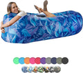 Inflatable Lounger Air Sofa Hammock-Portable,Water Proof& Anti-Air Leaking Design-Ideal Couch for Backyard Lakeside Beach Traveling Camping Picnics & Music Festivals