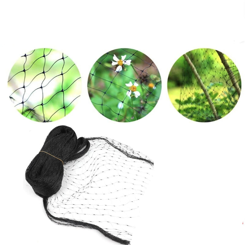 33FT anti Bird Netting Pond Net Protection Tree Crops Plants Fruits Garden Mesh