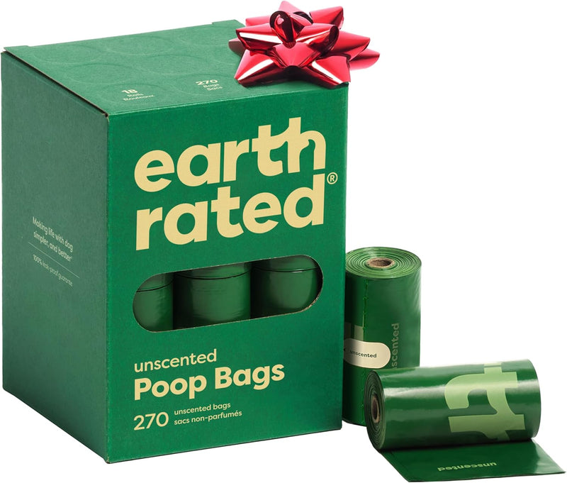 Dog Poop Bags, Guaranteed Leak Proof and Extra Thick Waste Bag Refill Rolls for Dogs, Lavender Scented, 270 Count