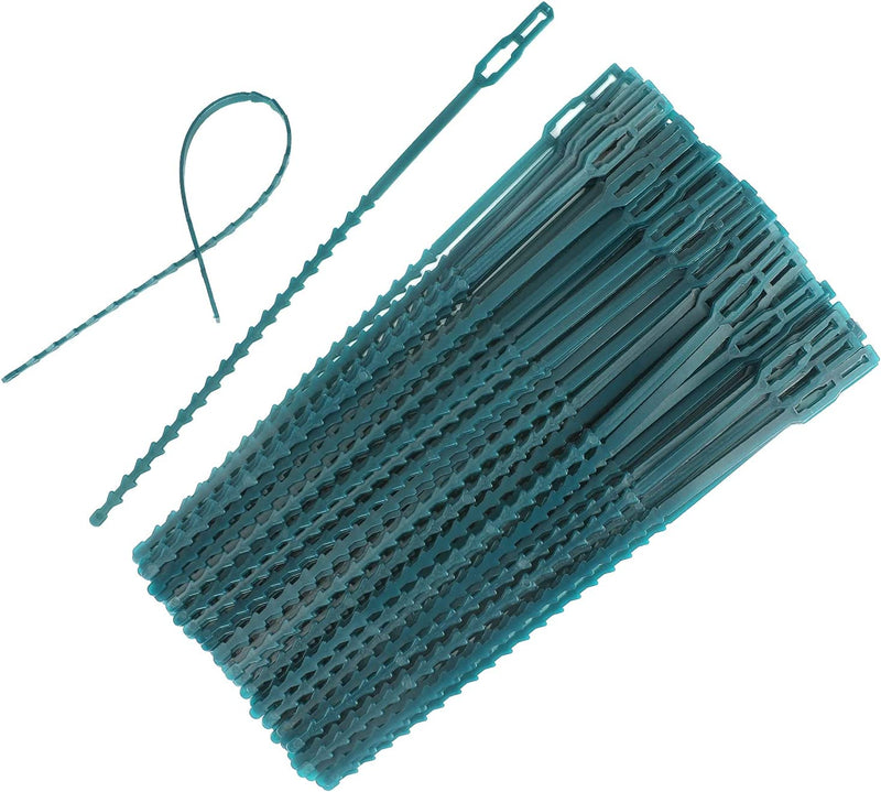 Plant Twist Ties 9 Inch 100 PCS Adjustable Garden Plant Twist Ties,Plastic Twist Ties for Support and Fixed Plant Vine