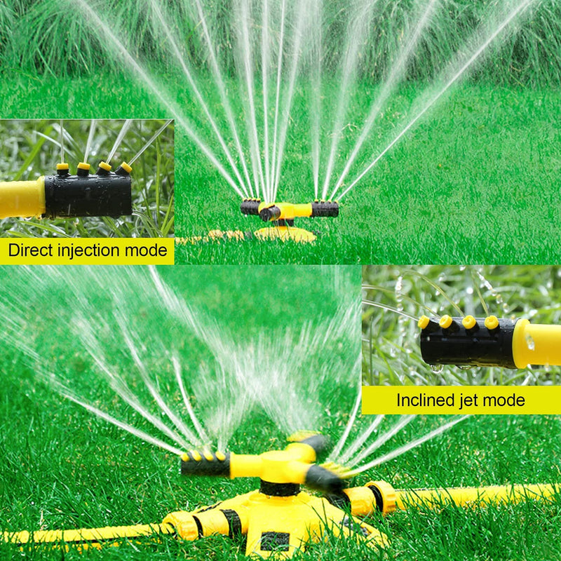 Sprinkler, 360-Degree Rotating Lawn Irrigation Device, Automatic Garden Sprinklers, Large-Area Covered Watering Device, Fast and Stable Connection Sprinklers, for Gardens, Yards. (10Pack)