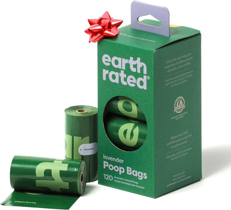 Dog Poop Bags, Guaranteed Leak Proof and Extra Thick Waste Bag Refill Rolls for Dogs, Lavender Scented, 270 Count