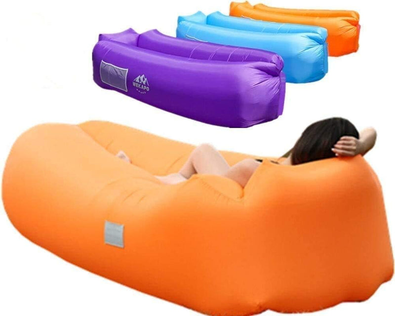 Inflatable Lounger Air Sofa Hammock-Portable,Water Proof& Anti-Air Leaking Design-Ideal Couch for Backyard Lakeside Beach Traveling Camping Picnics & Music Festivals