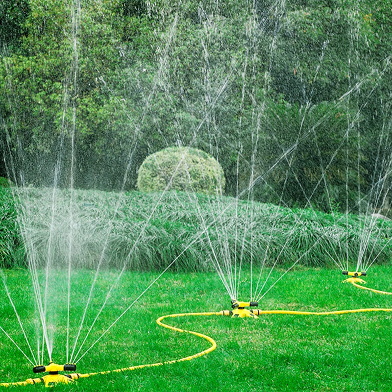 Sprinkler, 360-Degree Rotating Lawn Irrigation Device, Automatic Garden Sprinklers, Large-Area Covered Watering Device, Fast and Stable Connection Sprinklers, for Gardens, Yards. (10Pack)