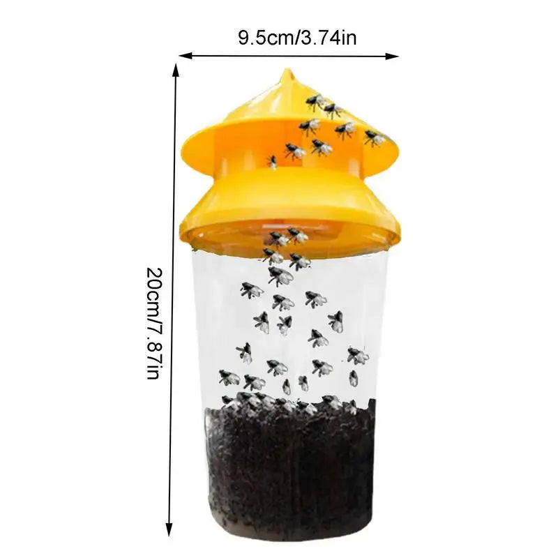 Wasp Trap Catcher Flower Shape Flying Funnel Trap Bee Hornet Catcher Garden Outdoor Hanging Control Tool