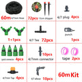 5-50M Automatic Garden Watering System DIY Timer Water Drip Irrigation System Plant Watering Kit Red Drippers Set