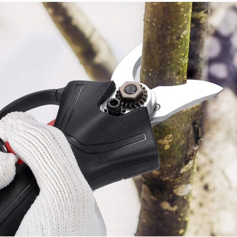 Cordless Electric Pruning Shears 30MM with 2 Battery Powered Tree Branch Pruner 1.2 Inch Cutting Diameter, 6-8 Working Hours (30MM Shears)