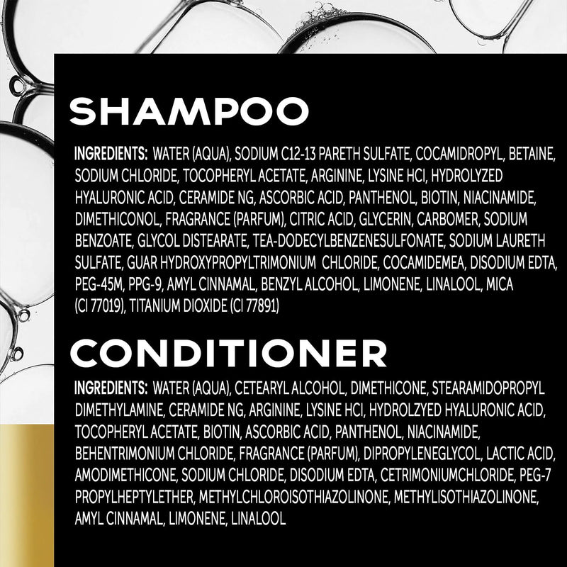 Tresemme Shampoo & Conditioner, Sulfate-Free, Travel Size - Moisture Rich Hair Treatment for Dry, Damaged Hair, Mini Shampoo & Conditioner for Hair Repair, Scented, 3 Oz Ea (2 Piece Set)