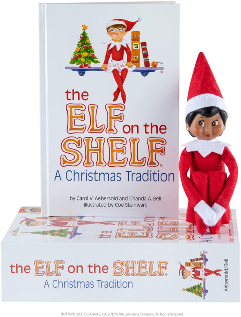 : a Christmas Tradition - Boy Scout Elf with Blue Eyes - Includes Artfully Illustrated Storybook, Keepsake Box and Official Adoption Certificate