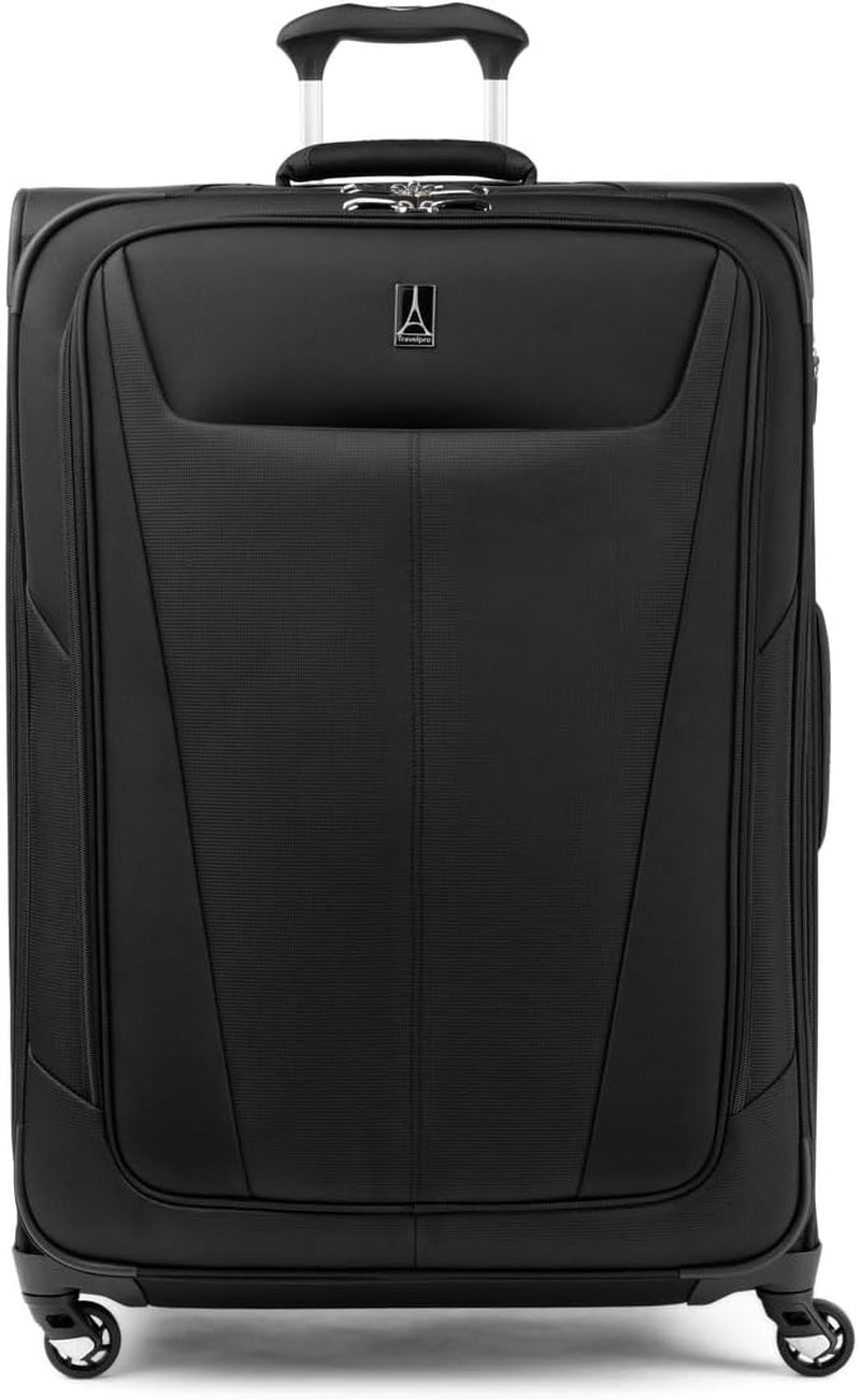 Maxlite 5 Softside Expandable Carry on Luggage with 4 Spinner Wheels, Lightweight Suitcase, Men and Women, Champagne, Carry on 21-Inch