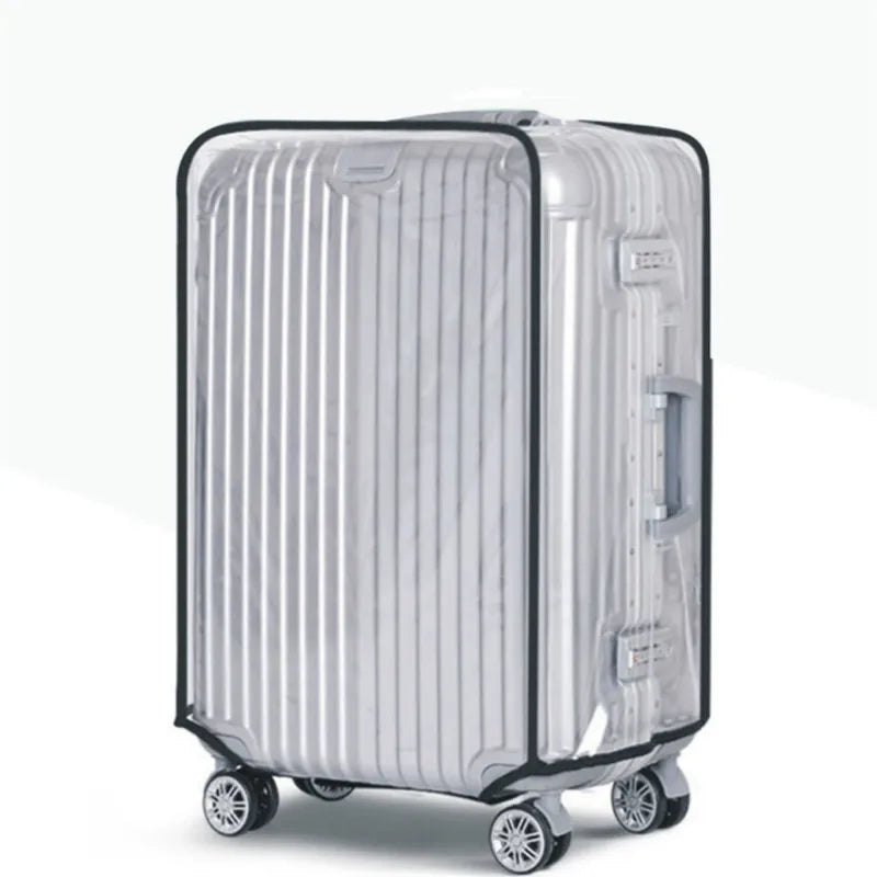 Transparent PVC Luggage Cover Waterproof Trolley Suitcase Dust Cover Dustproof Travel Accessories