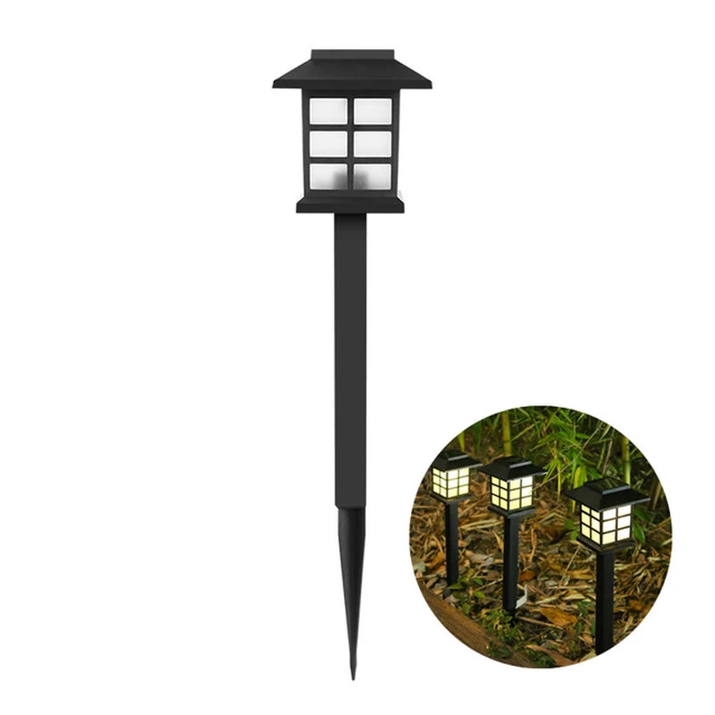 Solar Garden Light Simulation Flame Light Outdoor Household Waterproof Led Lawn Light Villa Decorative Street Lamp Xqmg Solar