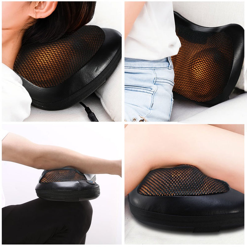 Back Massager,  Neck Massager with Heat Massage Pillow Gifts for Men Women Deep Kneading Shoulder Massager for Full Body Muscle for Home Car