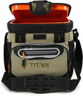 Titan Deep Freeze Cooler Zipperless Hardbody Cooler - Deep Freeze Insulation, Hardbody Liner, and Smartshelf