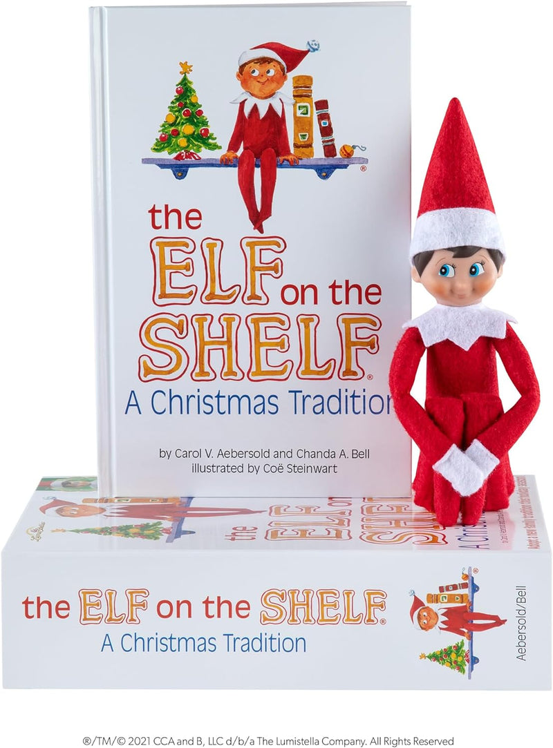 : a Christmas Tradition - Boy Scout Elf with Blue Eyes - Includes Artfully Illustrated Storybook, Keepsake Box and Official Adoption Certificate